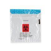 10" x 10" 2-Pocket Biohazard Specimen Bags 10" x 10" ,1000 / pk - Axiom Medical Supplies
