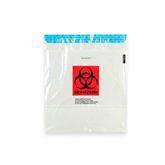 15" x 17" 2-Pocket Biohazard Specimen Bags 15" x 17" ,500 Per Pack - Axiom Medical Supplies