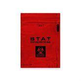 8" x 10" Opaque Red STAT 2-Pocket Zip-Closure Biohazard Specimen Bags 8" x 10" Opaque Red • STAT ,1000 / pk - Axiom Medical Supplies