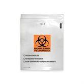 12" x 15" Clear 2-Pocket Zip-Closure Biohazard Specimen Bags 12" x 15" Clear ,250 / pk - Axiom Medical Supplies