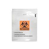 20" x 24" Clear 2-Pocket Zip-Closure Biohazard Specimen Bags 20" x 24" Clear ,100 per Paxk - Axiom Medical Supplies