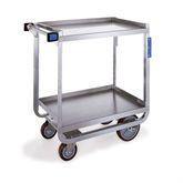 Heavy Duty Stainless Steel Carts 2 Shelves • 19" Shelf Clearance • 16.25"W x 30"L x 34.25"H ,1 Each - Axiom Medical Supplies