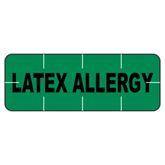 Tamper Evident Alert Labels MarketLab Latex Allergy TE Alert Label, Green PK250 ,250 / pk - Axiom Medical Supplies
