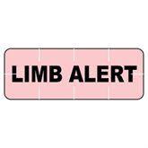 Tamper Evident Alert Labels MarketLab Limb Alert TE Alert Label, Pink PK250 ,250 / pk - Axiom Medical Supplies