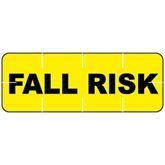 Tamper Evident Alert Labels MarketLab Fall Risk TE Alert Label, Yellow PK250 ,250 / pk - Axiom Medical Supplies