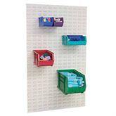 Organizer Bin Mounts Louvered Panel • Beige • 36"W x 61"H ,1 Each - Axiom Medical Supplies