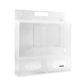 MarketLab Bulk PPE Dispenser with Sign Holder MarketLab Bulk PPE Dispenser with Sign Holder • 21.375"W x 4.75"D x 23"H ,1 Each - Axiom Medical Supplies