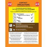 Patient Room Precautions Labels Enteric Contact ,50 / pk - Axiom Medical Supplies