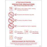 Patient Room Precautions Labels Protective ,50 / pk - Axiom Medical Supplies