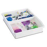 Drawer Organizers Two-Tier • Bottom tray 15"L x 11.44"W x 3"H • Removable Tier 10.75"L x 7.5"W x 1.44"H ,1 Each - Axiom Medical Supplies