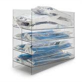 MarketLab Catheter Organizers 6-Place with Drain Bag Shelf • 9.2"W x 21.5"D x 19.1"H ,1 Each - Axiom Medical Supplies