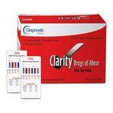 Clarity Substance Abuse Testing 5 Parameter ,Pack oF 25 - Axiom Medical Supplies