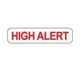 High Alert Labels MarketLab High Alert Label PK1000 ,1000 / roll - Axiom Medical Supplies
