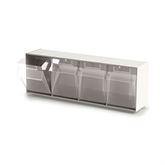 Patient Room Headwall Rail Mounts and Accessories 4 Bin ,1 Each - Axiom Medical Supplies