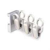 Patient Room Headwall Rail Mounts and Accessories Utility Hook • 1 Hook with 3 Clips ,1 Each - Axiom Medical Supplies