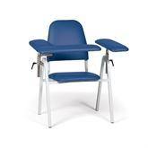 Upholstered Blood Draw Chair Upholstered Blood Draw Chair - Dark Blue ,1 Each - Axiom Medical Supplies