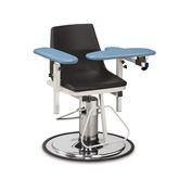 Hydraulic Blood Draw Chair Without Side Drawer • 30.75"W x 30"D x 49"H ,1 Each - Axiom Medical Supplies