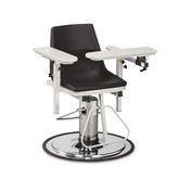 Hydraulic Blood Draw Chair with ClintonClean Armrests Without Side Drawer • 29"W x 17"D ,1 Each - Axiom Medical Supplies