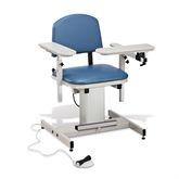 Power Blood Draw Chair with ClintonClean Armrests Without Side Drawer • 32"W x 30"D x 36"H ,1 Each - Axiom Medical Supplies
