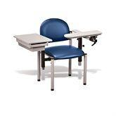 Padded SC Series Blood Draw Chair with ClintonClean Armrests &amp; Drawer ClintonClean Armrests with Drawer ,1 Each - Axiom Medical Supplies
