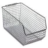 Wire Mesh Hang and Stack Bins 5.5"W x 10.75"D x 5"H ,1 Each - Axiom Medical Supplies