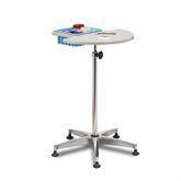 Half Round Stationary ClintonClean Phlebotomy Stand Half Round Stationary ClintonClean Phlebotomy Stand ,1 Each - Axiom Medical Supplies