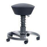 Vinyl Swopper Ergonomic Stool with Casters With Casters • Vinyl ,1 Each - Axiom Medical Supplies