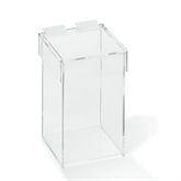 MarketLab Small Acrylic Benchtop Waste Container 5.125"W x 7.375"H ,1 Each - Axiom Medical Supplies