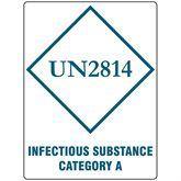 Transport Labels UN 2814 Cat A • Infectious Substance, Affecting Humans ,250 / pk - Axiom Medical Supplies