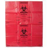 Super Strength Biohazard Disposal Bags 37"W x 48"H ,100 per Paxk - Axiom Medical Supplies