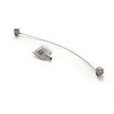 Heavy-Duty Cable Tethers 12"L with Security Key ,12 / pk - Axiom Medical Supplies