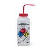 Acetone 1000mL Vented RTK GHS Wash Bottle Acetone ,2 / pk - Axiom Medical Supplies