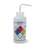 Ethanol 1000mL Vented RTK GHS Wash Bottle Ethanol ,2 / pk - Axiom Medical Supplies