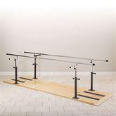 Physical Therapy Platform Mounted Parallel Bars Physical Therapy Platform Mounted Parallel Bars • 26"W x 120"L x 18"H ,1 Each - Axiom Medical Supplies
