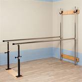 Physical Therapy Wall Mounted Folding Parallel Bars Physical Therapy Wall Mounted Folding Parallel Bars • 28"W x 84"L x 28"H ,1 Each - Axiom Medical Supplies