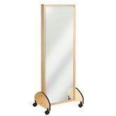 Physical Therapy Mobile Adult Mirror Physical Therapy Mobile Adult Mirror • 26.5"W x 72"H x 21"D ,1 Each - Axiom Medical Supplies