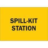 Spill Kit Station Sign Sign, Spill Kit Station, 7"x10" ,1 Each - Axiom Medical Supplies