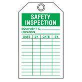 Heavy-Duty Safety Inspection Tags Heavy-Duty Safety Inspection Tags • 5.75"W x 3.375"H ,Pack oF 25 - Axiom Medical Supplies