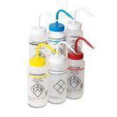 Self-Venting Wash Bottle - Assorted Pack Self-Venting Safety Wash Bottle, 500ml, Assorted ,6 / pk - Axiom Medical Supplies