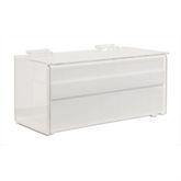 MarketLab Medium Label Box Dispenser with Slotted Front I.V. Daily Change Box Label Dispenser • 10"W x 5"D x 4.375"H ,1 Each - Axiom Medical Supplies