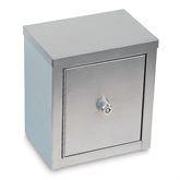 Single Door Narcotics Cabinets Mini • 8"W x 5.63"D x 9"H • Stainless ,1 Each - Axiom Medical Supplies