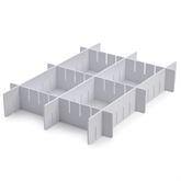 Drawer Dividers for Insight Phlebotomy Carts Drawer Divider Set • 3 Short, 3 Long ,1 Each - Axiom Medical Supplies