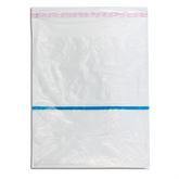Medical Tray Security Bags 19.25"x22" • Clear with Blue Strip ,20 / pk - Axiom Medical Supplies