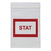 Color-Coded Pharmacy Bags STAT - 4" x 6" ,100 per Paxk - Axiom Medical Supplies