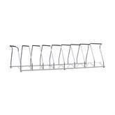 Cubbie File Storage 8 Capacity Wire Organizer with Handles • Chrome • Fits up to 2.75" Binders ,1 Each - Axiom Medical Supplies