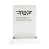 First Aid Chemical Burn and Eyewash Station Empty • 9.25"W x 3.5"D x 18.25"H ,1 Each - Axiom Medical Supplies