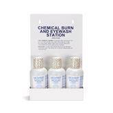 First Aid Chemical Burn and Eyewash Station With Bottles • 9.25"W x 3.5"D x 18.25"H ,1 Each - Axiom Medical Supplies