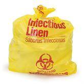 Infectious Linen Bag Infectious Linen Bag • 23"W x 8"D x 41"H • Yellow ,250 / pk - Axiom Medical Supplies