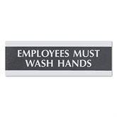 Employees Must Wash Hands Office Sign Employees Must Wash Hands ,1 Each - Axiom Medical Supplies