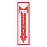 Fire Extinguisher Glow in the Dark Sign Fire Extinguisher ,1 Each - Axiom Medical Supplies
